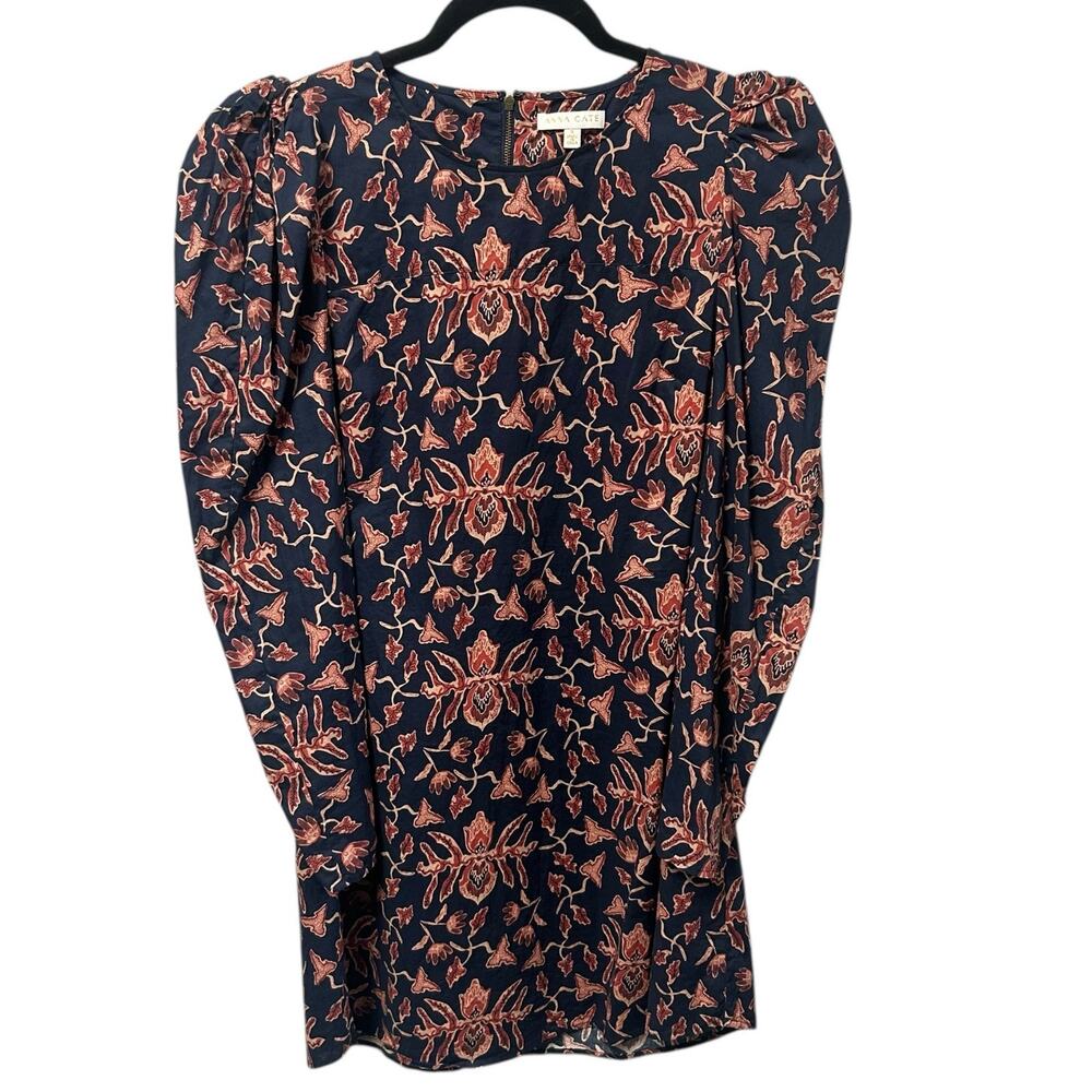 Women's Navy Blue Floral Mini Dress
